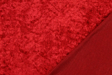 Samt, Pannesamt, rot, 0,5 m